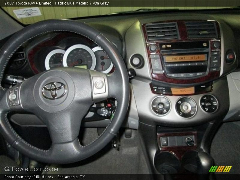 Pacific Blue Metallic / Ash Gray 2007 Toyota RAV4 Limited