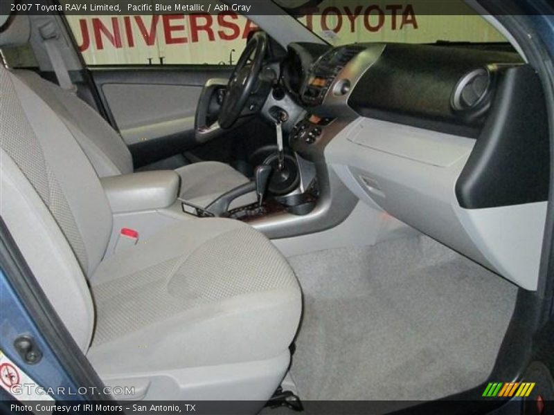 Pacific Blue Metallic / Ash Gray 2007 Toyota RAV4 Limited