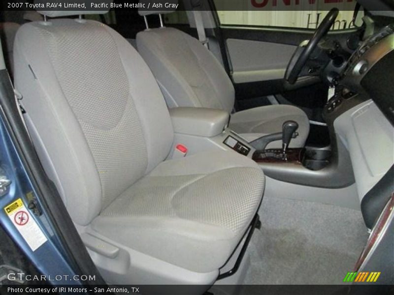 Pacific Blue Metallic / Ash Gray 2007 Toyota RAV4 Limited