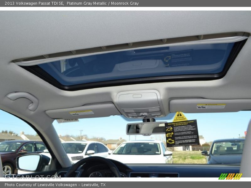Platinum Gray Metallic / Moonrock Gray 2013 Volkswagen Passat TDI SE