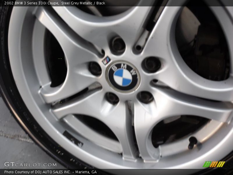 Steel Grey Metallic / Black 2002 BMW 3 Series 330i Coupe