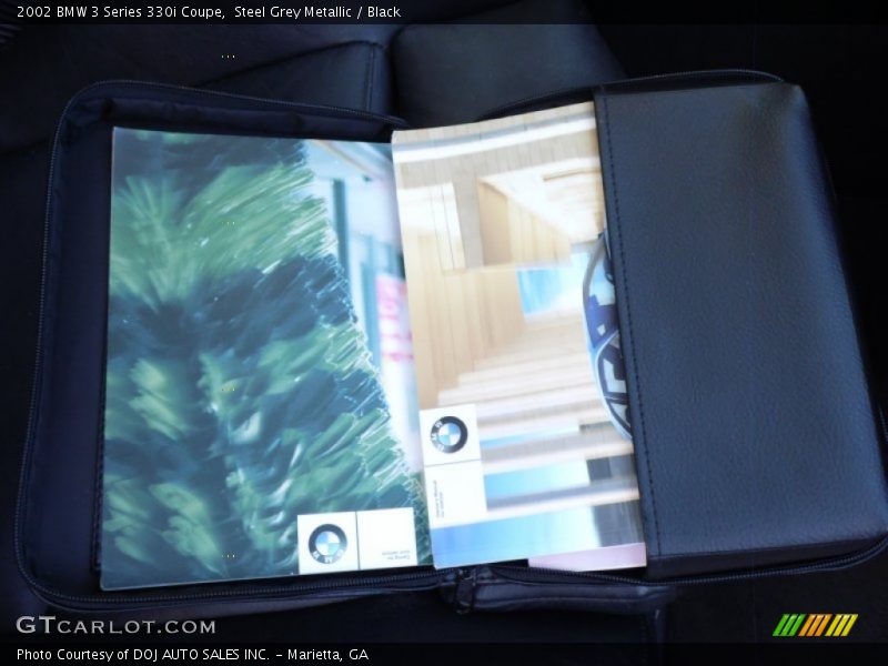Steel Grey Metallic / Black 2002 BMW 3 Series 330i Coupe