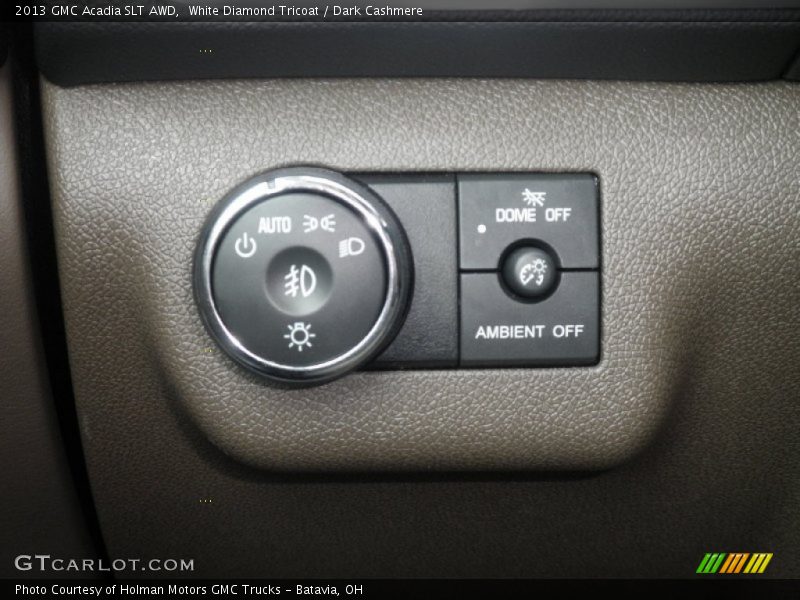 Controls of 2013 Acadia SLT AWD