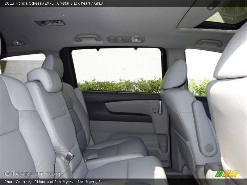 Crystal Black Pearl / Gray 2013 Honda Odyssey EX-L