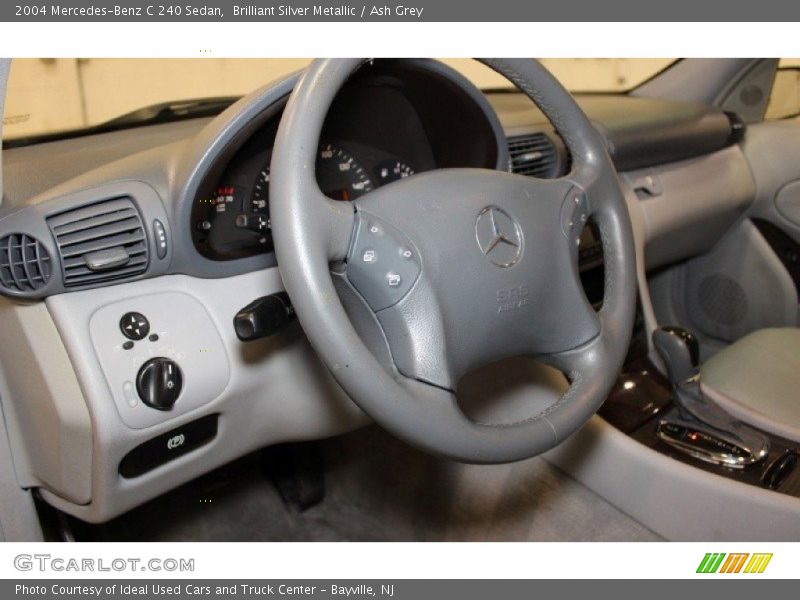 Brilliant Silver Metallic / Ash Grey 2004 Mercedes-Benz C 240 Sedan
