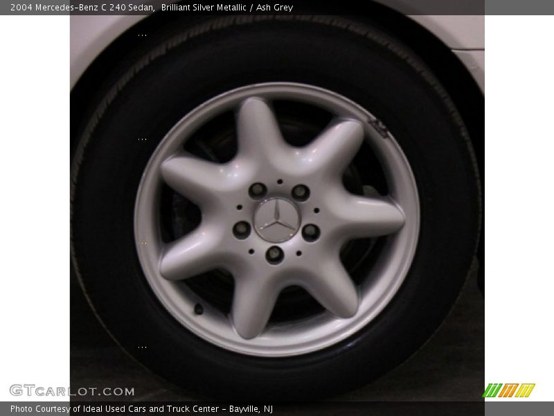 Brilliant Silver Metallic / Ash Grey 2004 Mercedes-Benz C 240 Sedan