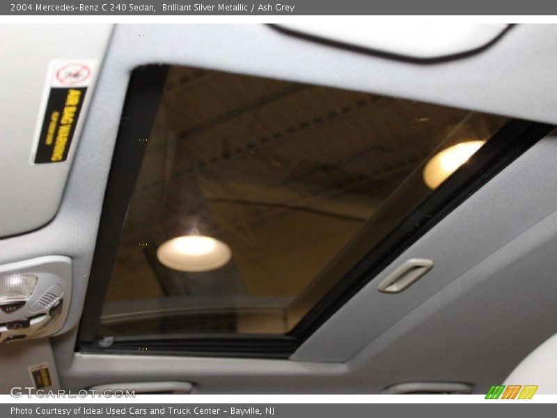 Brilliant Silver Metallic / Ash Grey 2004 Mercedes-Benz C 240 Sedan