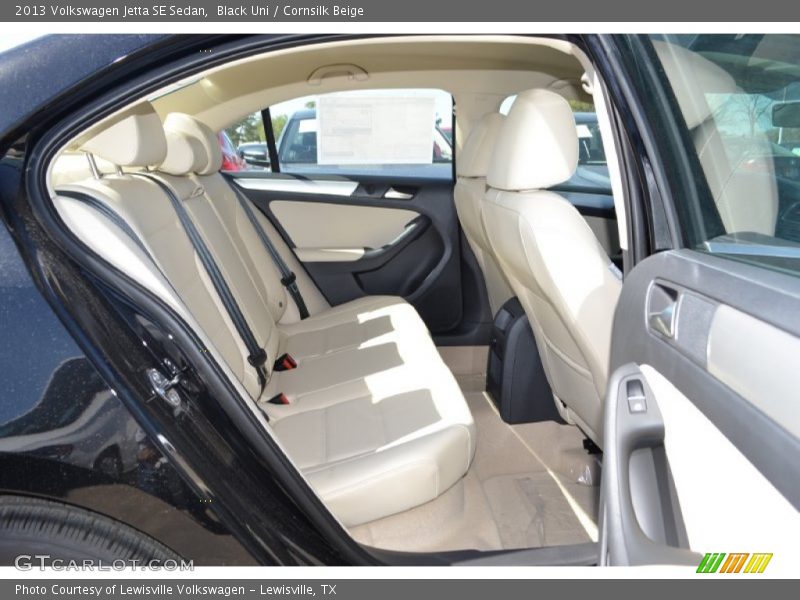 Black Uni / Cornsilk Beige 2013 Volkswagen Jetta SE Sedan