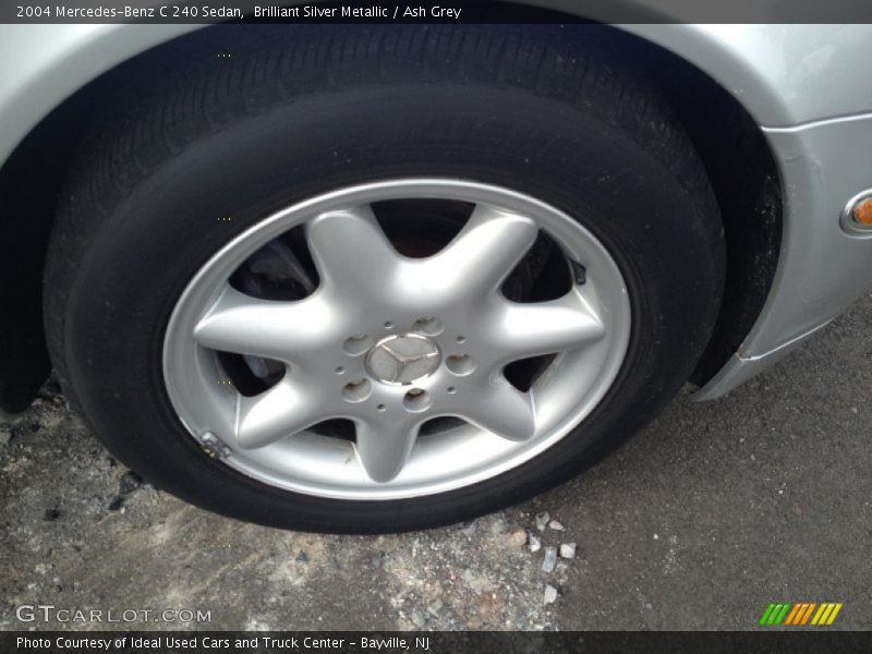 Brilliant Silver Metallic / Ash Grey 2004 Mercedes-Benz C 240 Sedan