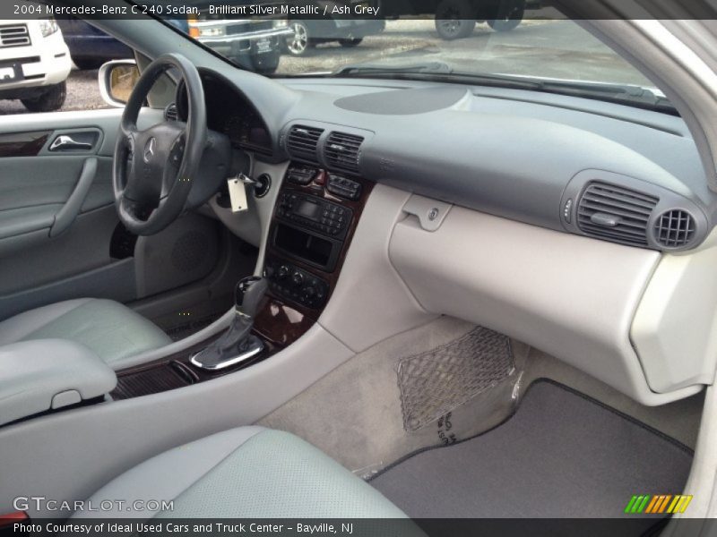 Brilliant Silver Metallic / Ash Grey 2004 Mercedes-Benz C 240 Sedan
