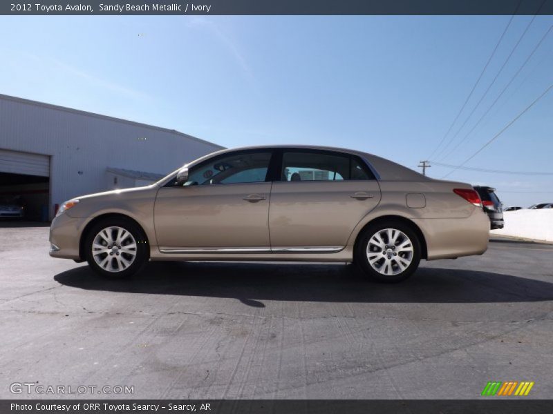 Sandy Beach Metallic / Ivory 2012 Toyota Avalon