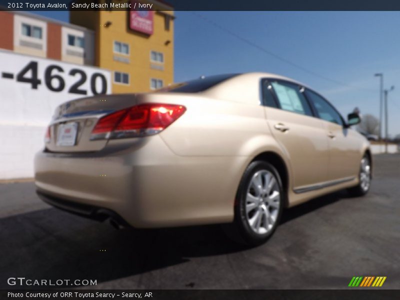 Sandy Beach Metallic / Ivory 2012 Toyota Avalon