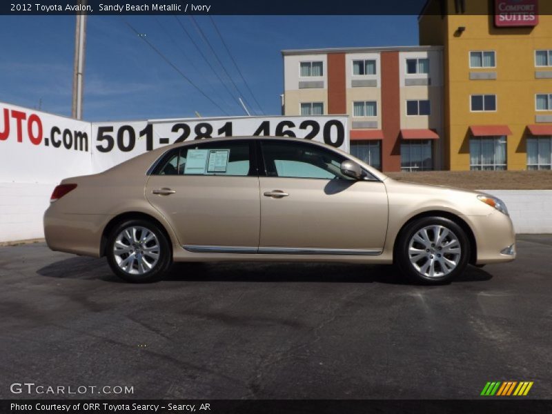 Sandy Beach Metallic / Ivory 2012 Toyota Avalon