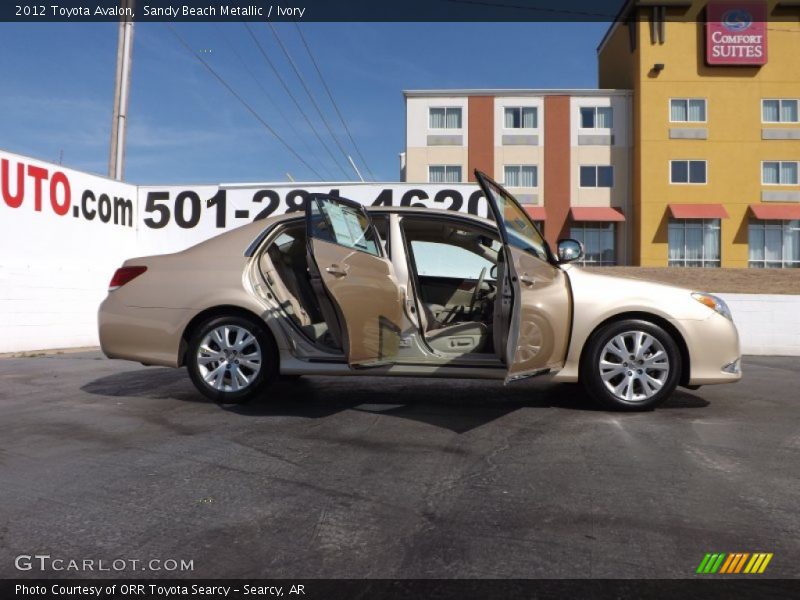 Sandy Beach Metallic / Ivory 2012 Toyota Avalon