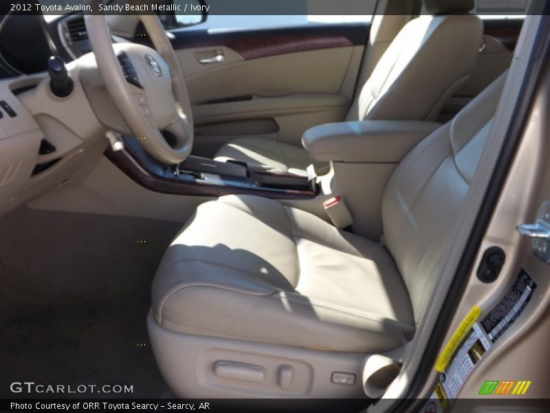 Sandy Beach Metallic / Ivory 2012 Toyota Avalon