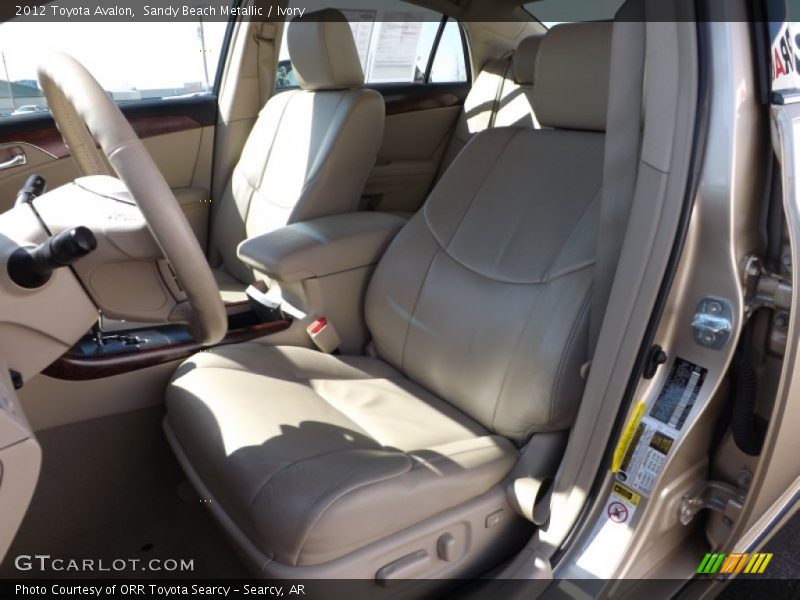 Sandy Beach Metallic / Ivory 2012 Toyota Avalon