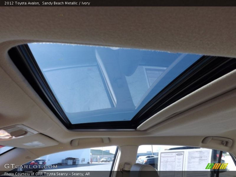 Sandy Beach Metallic / Ivory 2012 Toyota Avalon