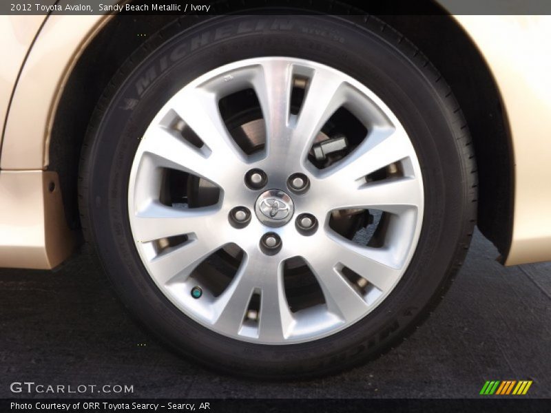 Sandy Beach Metallic / Ivory 2012 Toyota Avalon