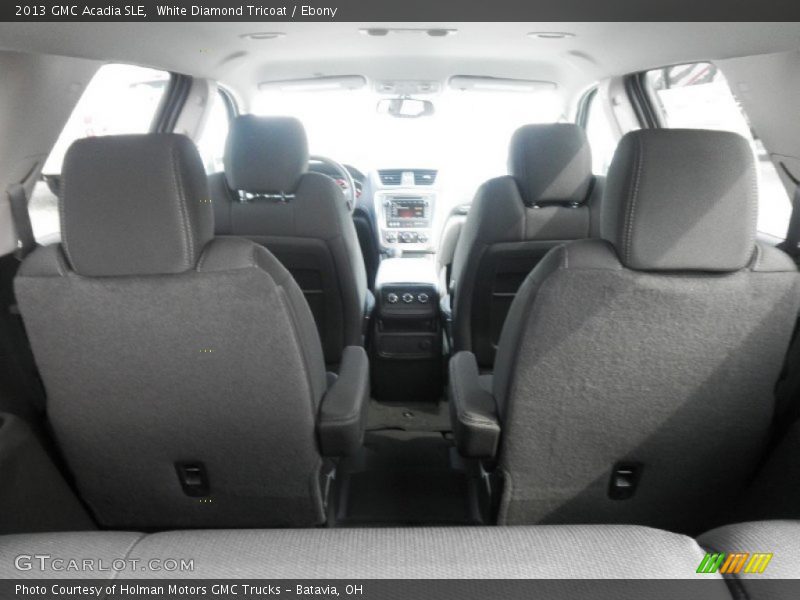 White Diamond Tricoat / Ebony 2013 GMC Acadia SLE