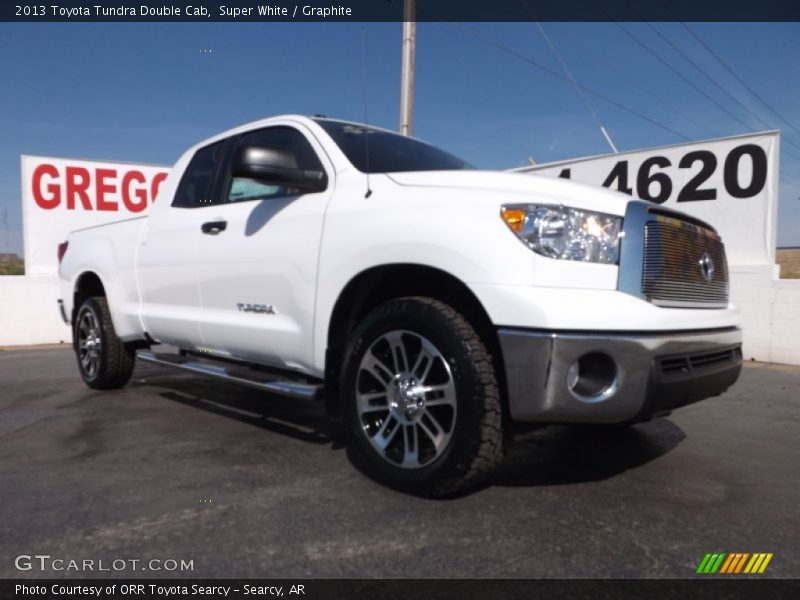 Super White / Graphite 2013 Toyota Tundra Double Cab