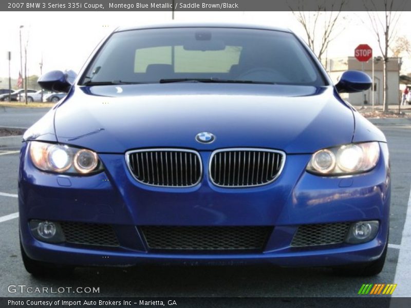Montego Blue Metallic / Saddle Brown/Black 2007 BMW 3 Series 335i Coupe