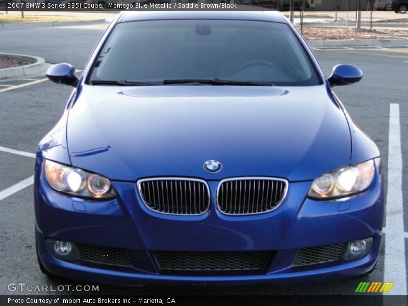 Montego Blue Metallic / Saddle Brown/Black 2007 BMW 3 Series 335i Coupe