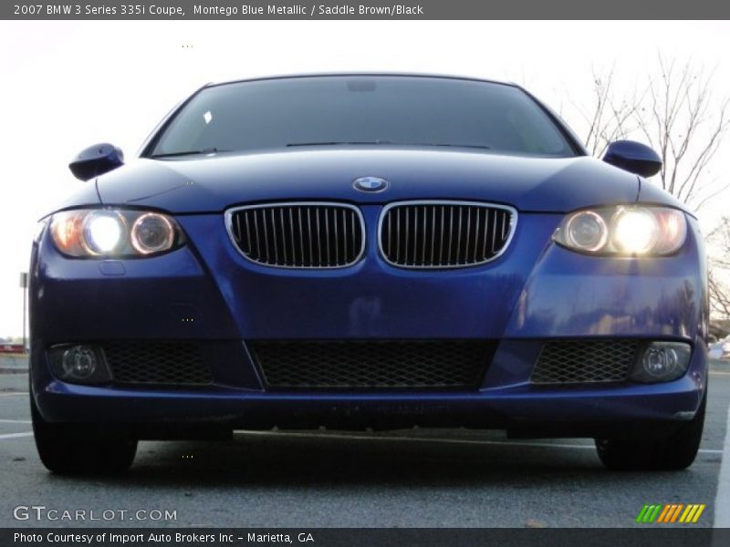 Montego Blue Metallic / Saddle Brown/Black 2007 BMW 3 Series 335i Coupe