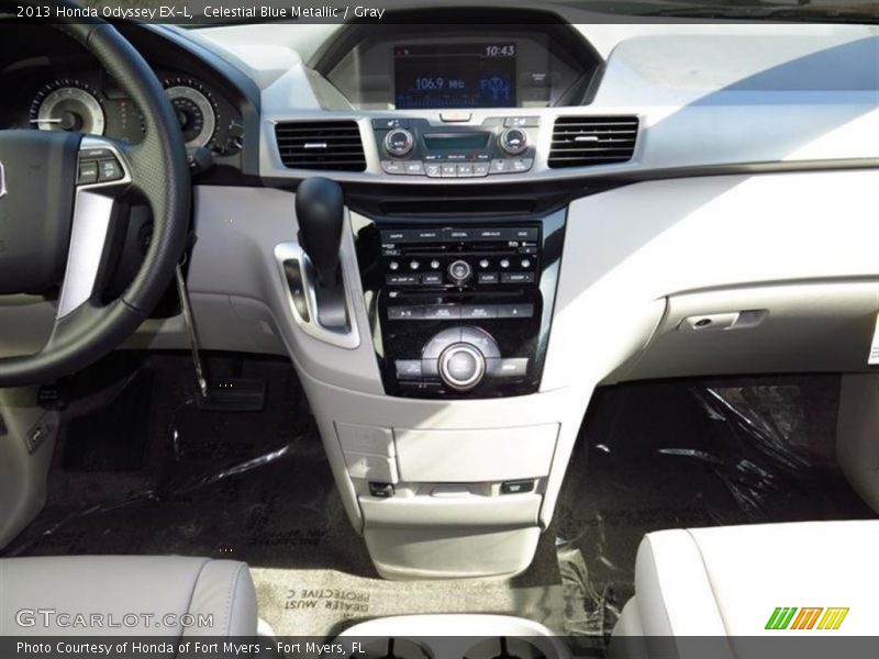 Celestial Blue Metallic / Gray 2013 Honda Odyssey EX-L