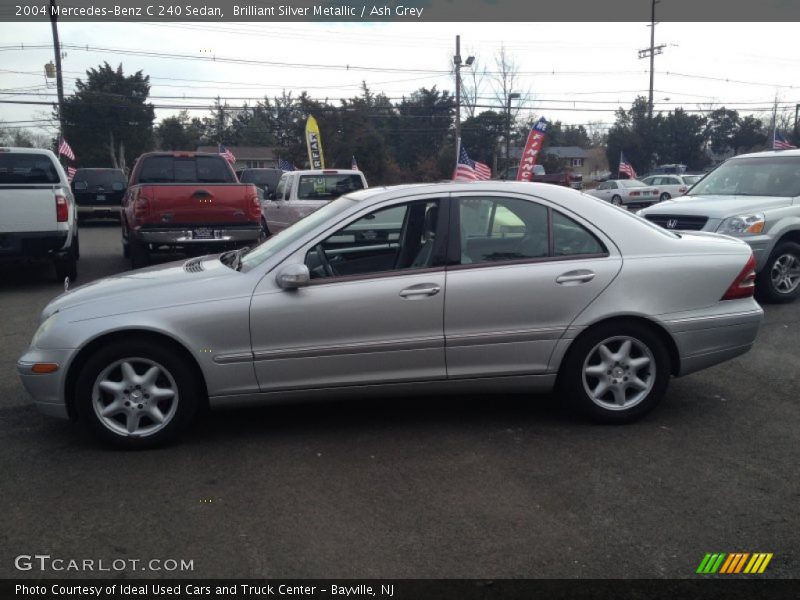 Brilliant Silver Metallic / Ash Grey 2004 Mercedes-Benz C 240 Sedan