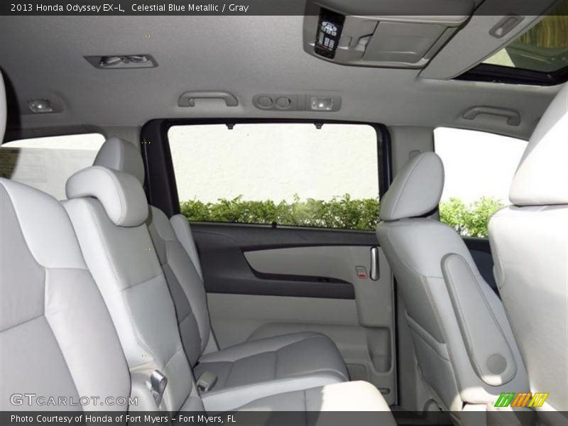 Celestial Blue Metallic / Gray 2013 Honda Odyssey EX-L