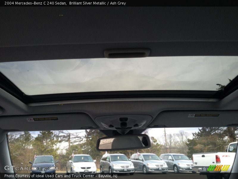 Brilliant Silver Metallic / Ash Grey 2004 Mercedes-Benz C 240 Sedan