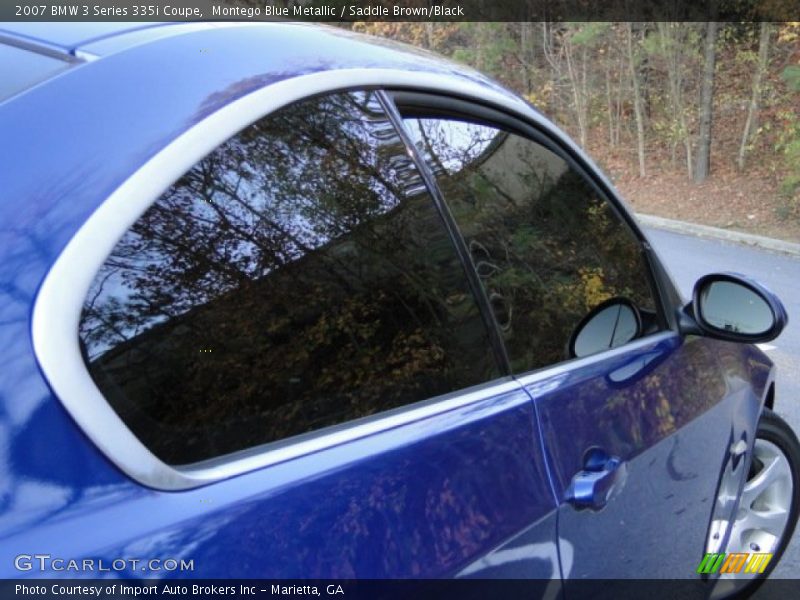 Montego Blue Metallic / Saddle Brown/Black 2007 BMW 3 Series 335i Coupe