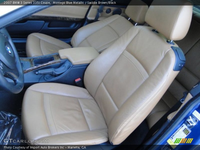 Front Seat of 2007 3 Series 335i Coupe