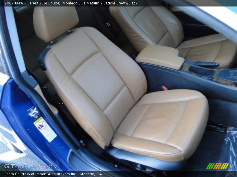 Front Seat of 2007 3 Series 335i Coupe