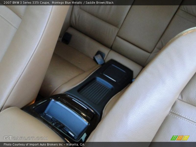 Montego Blue Metallic / Saddle Brown/Black 2007 BMW 3 Series 335i Coupe