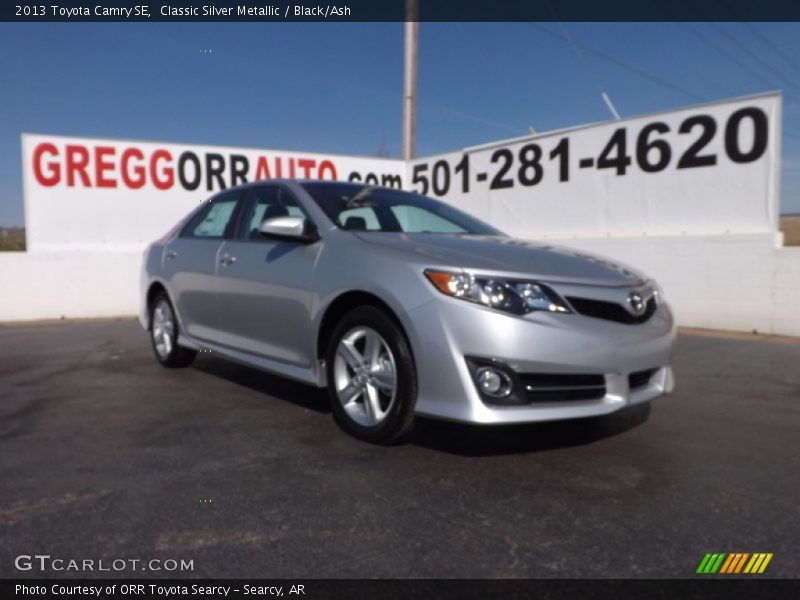 Classic Silver Metallic / Black/Ash 2013 Toyota Camry SE