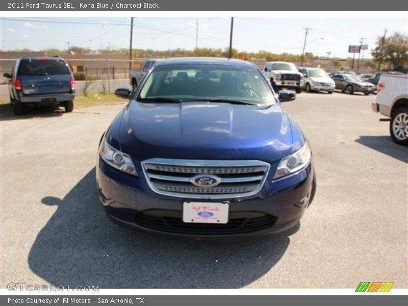 Kona Blue / Charcoal Black 2011 Ford Taurus SEL