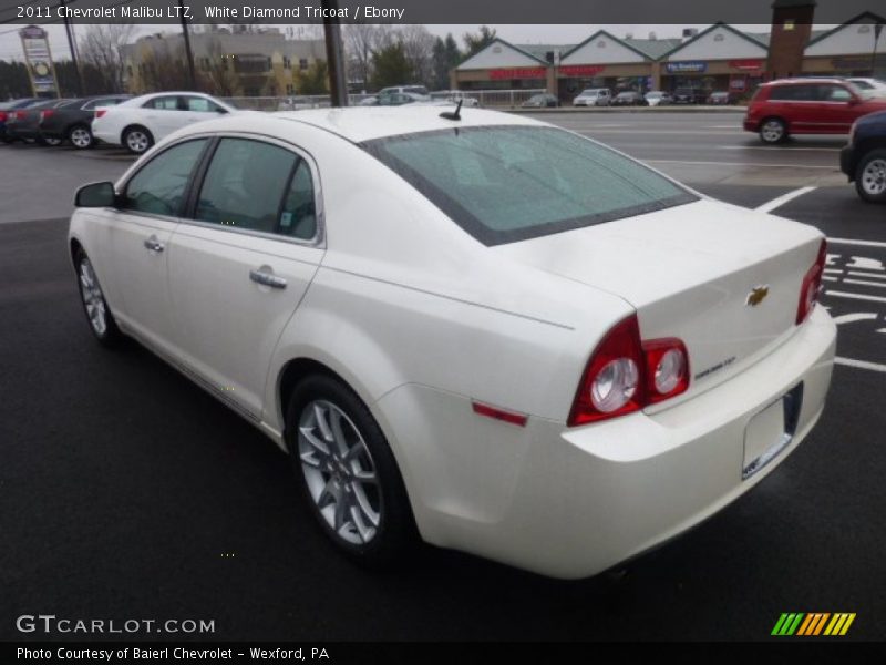 White Diamond Tricoat / Ebony 2011 Chevrolet Malibu LTZ