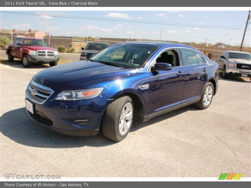 Kona Blue / Charcoal Black 2011 Ford Taurus SEL