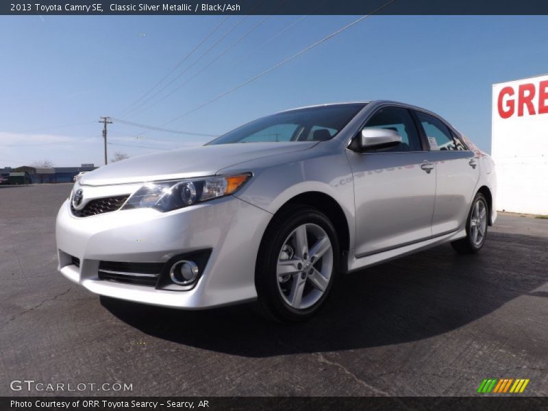 Classic Silver Metallic / Black/Ash 2013 Toyota Camry SE
