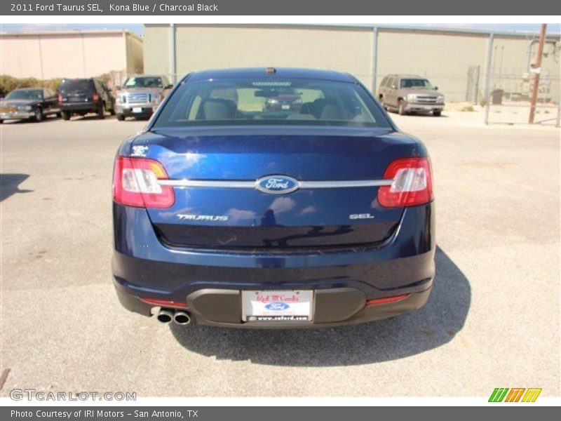 Kona Blue / Charcoal Black 2011 Ford Taurus SEL