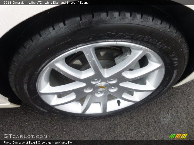 White Diamond Tricoat / Ebony 2011 Chevrolet Malibu LTZ