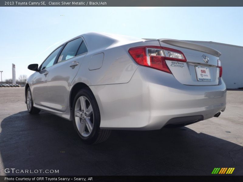 Classic Silver Metallic / Black/Ash 2013 Toyota Camry SE