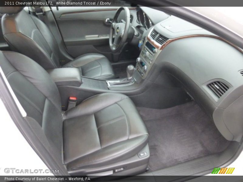 White Diamond Tricoat / Ebony 2011 Chevrolet Malibu LTZ