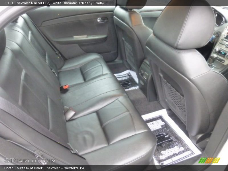 White Diamond Tricoat / Ebony 2011 Chevrolet Malibu LTZ