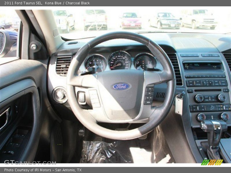 Kona Blue / Charcoal Black 2011 Ford Taurus SEL