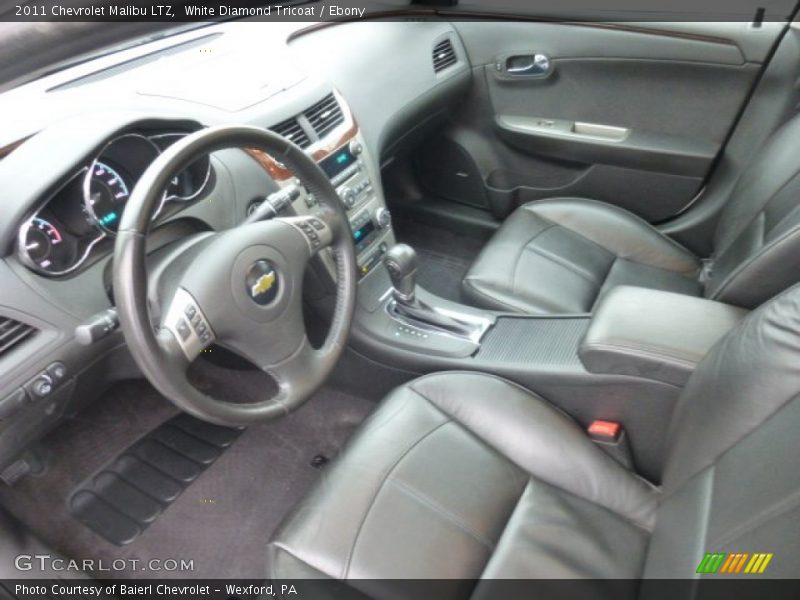 White Diamond Tricoat / Ebony 2011 Chevrolet Malibu LTZ
