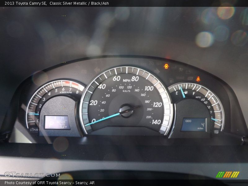 Classic Silver Metallic / Black/Ash 2013 Toyota Camry SE