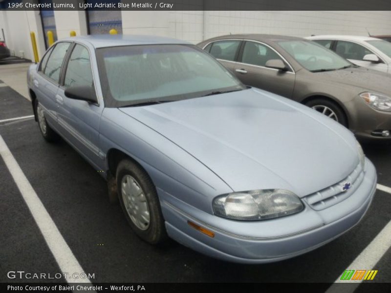 Light Adriatic Blue Metallic / Gray 1996 Chevrolet Lumina