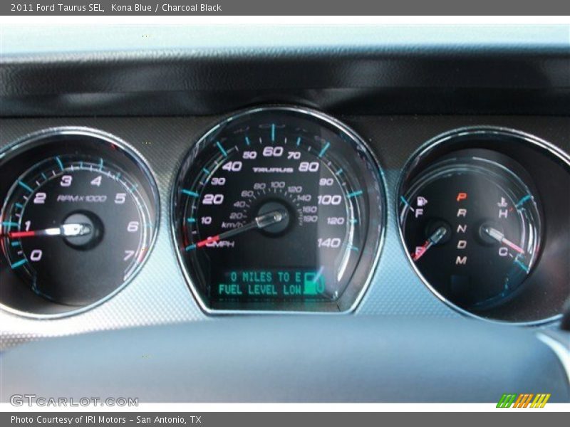 Kona Blue / Charcoal Black 2011 Ford Taurus SEL